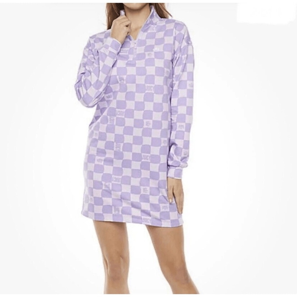 Juicy Couture Mini Dress Lilac Sky Check M